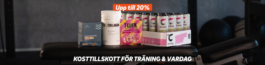 Kosttillskott & Livsmedel  upp till 20 %